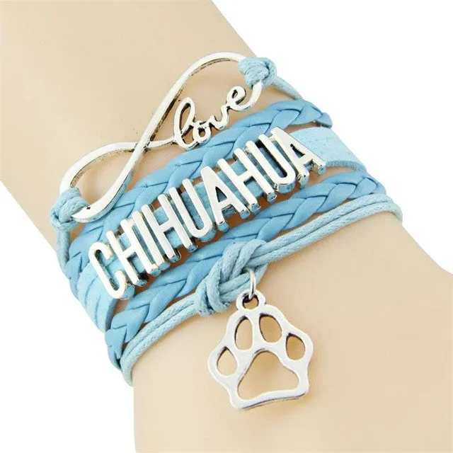Infinity Love CHIHUAHUA Bracelet