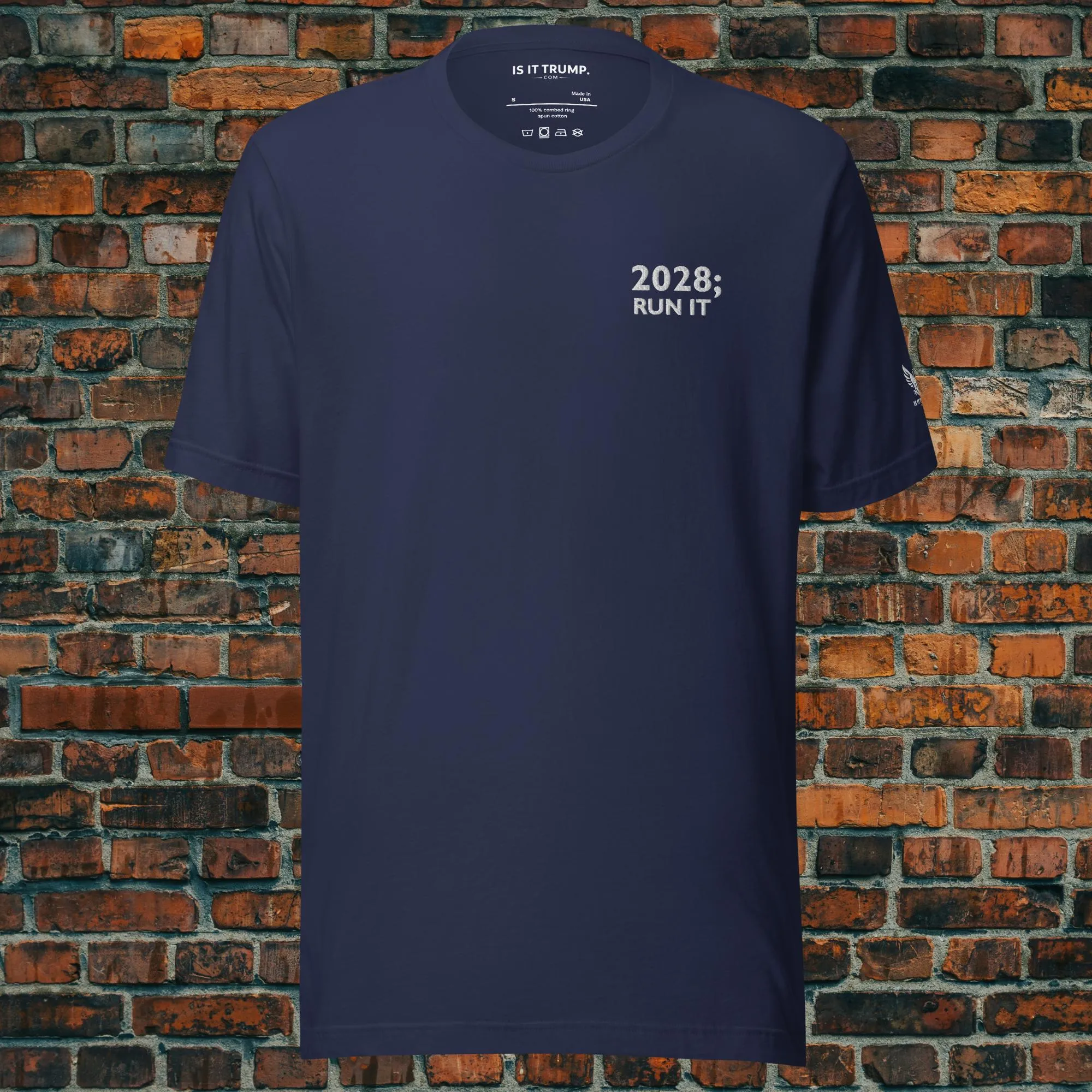 IsItTrump | 2028; RUN IT Liberty Cut Tee