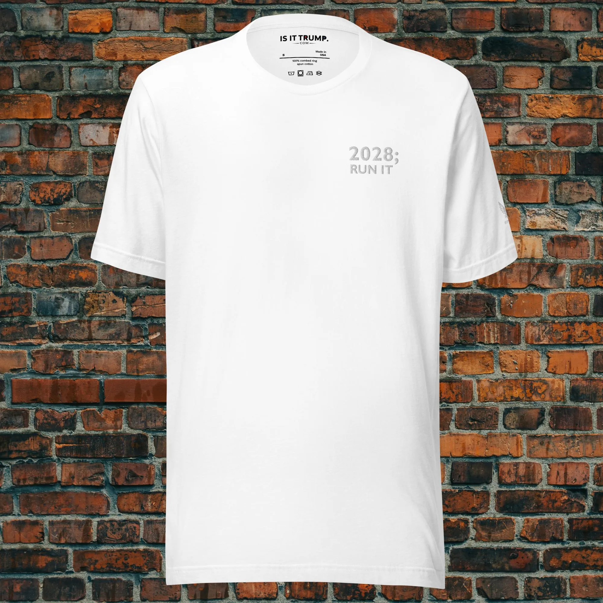 IsItTrump | 2028; RUN IT Liberty Cut Tee