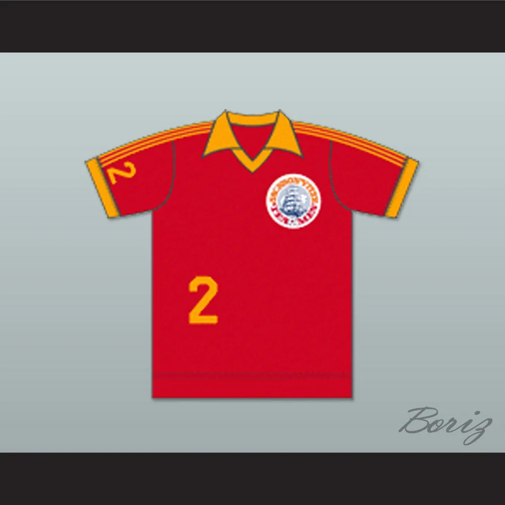 Jacksonville Tea Men Red Football Soccer Jersey