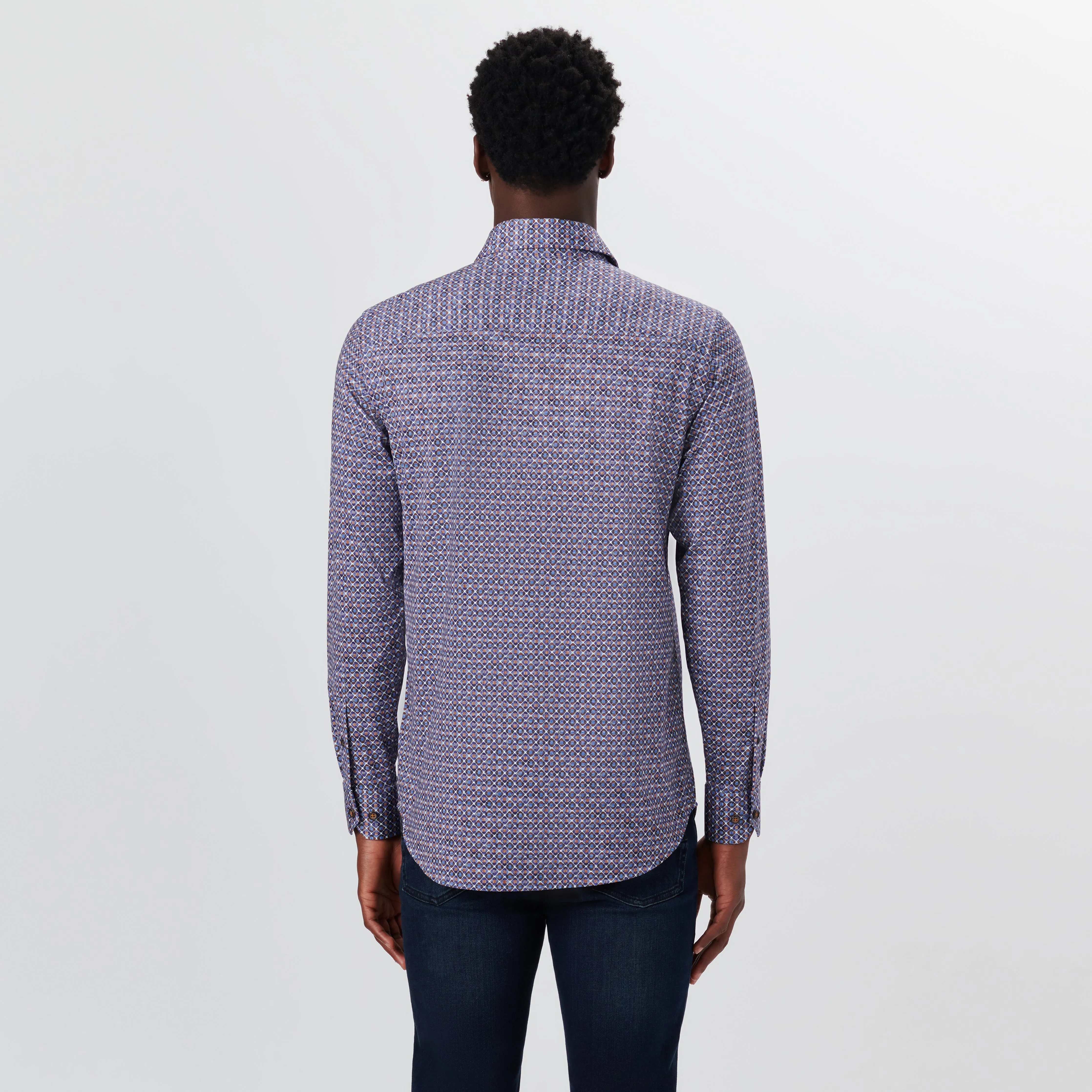 JAMES Diamond Print OoohCotton Shirt