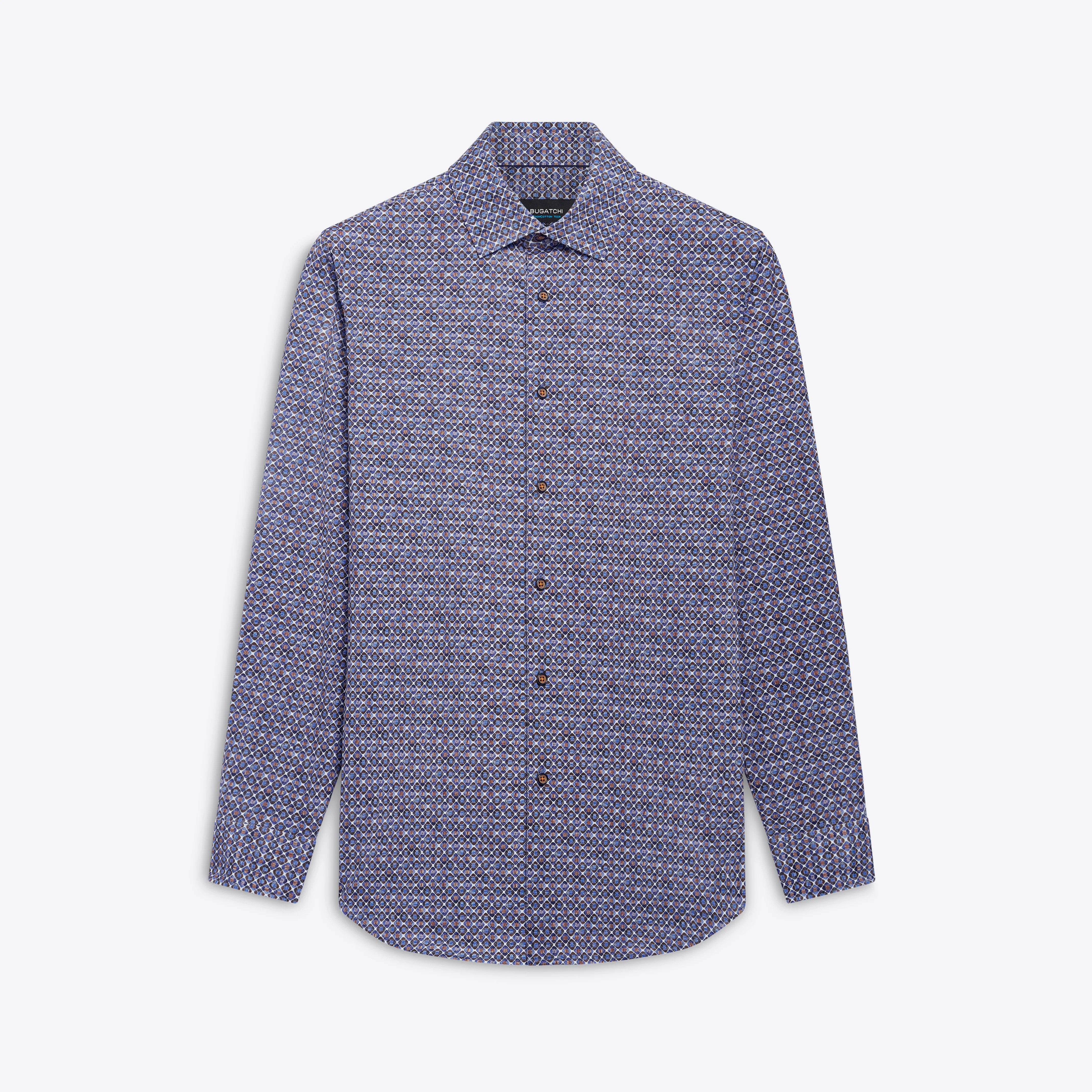 JAMES Diamond Print OoohCotton Shirt