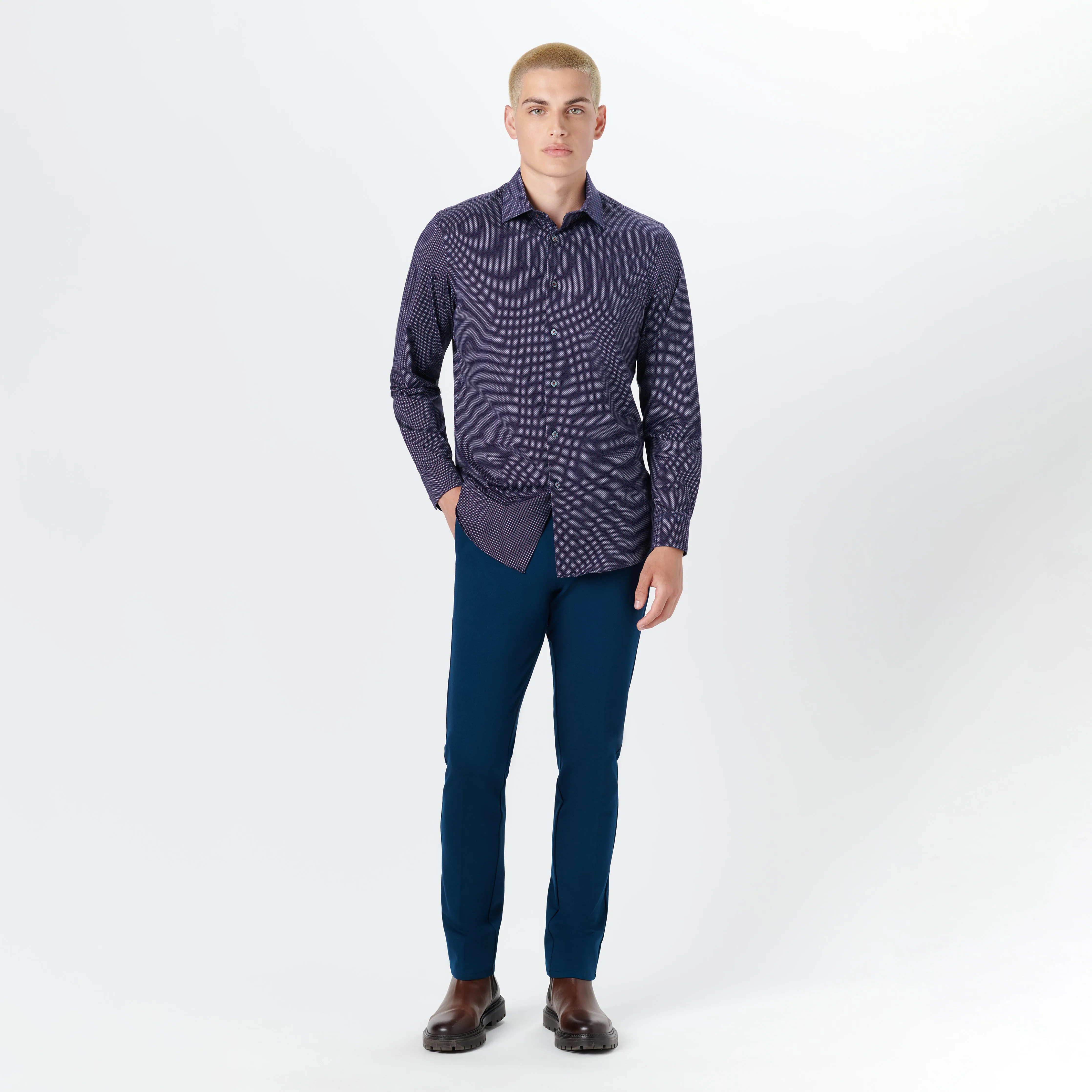 JAMES Dot Print OoohCotton Shirt