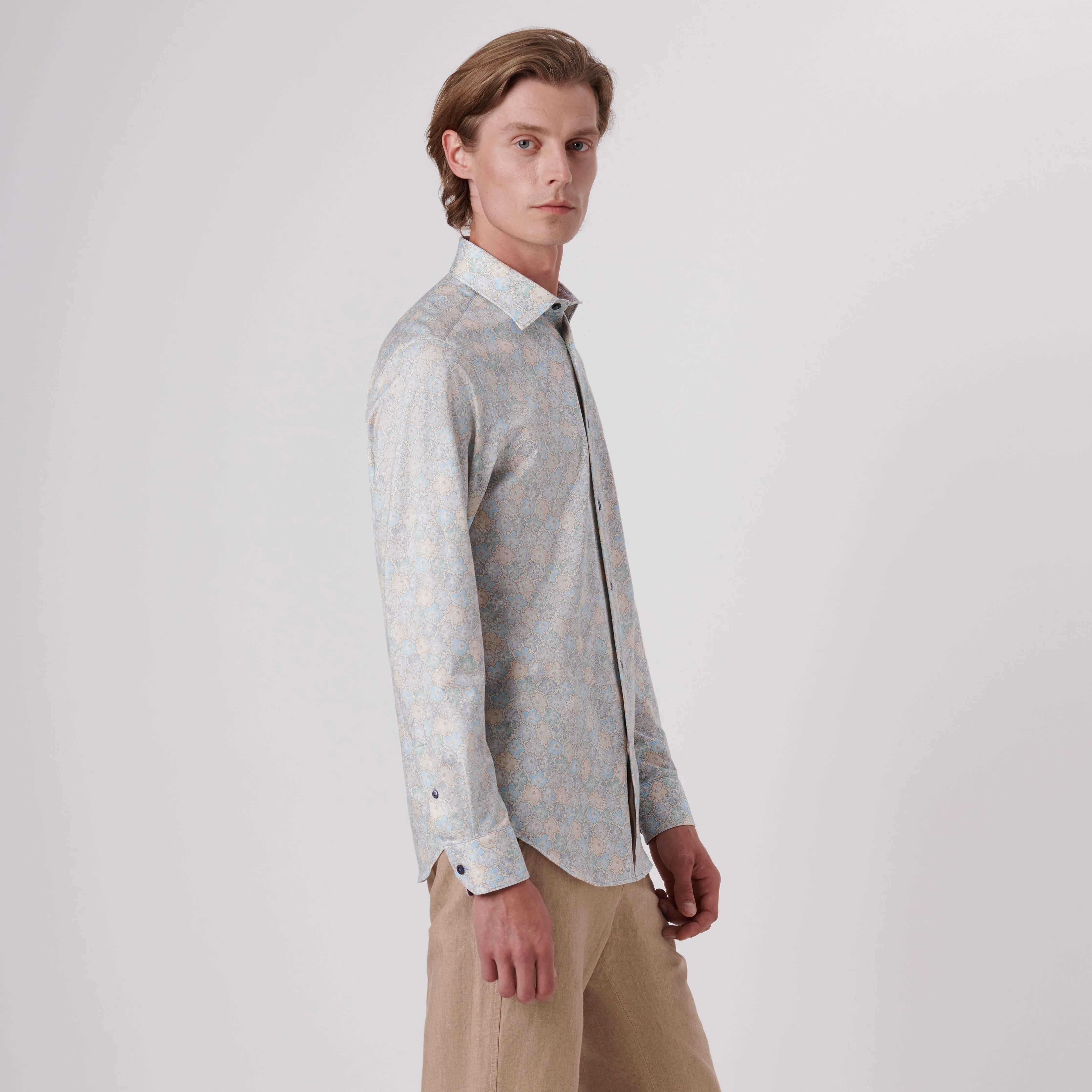 James Floral Print OoohCotton Shirt