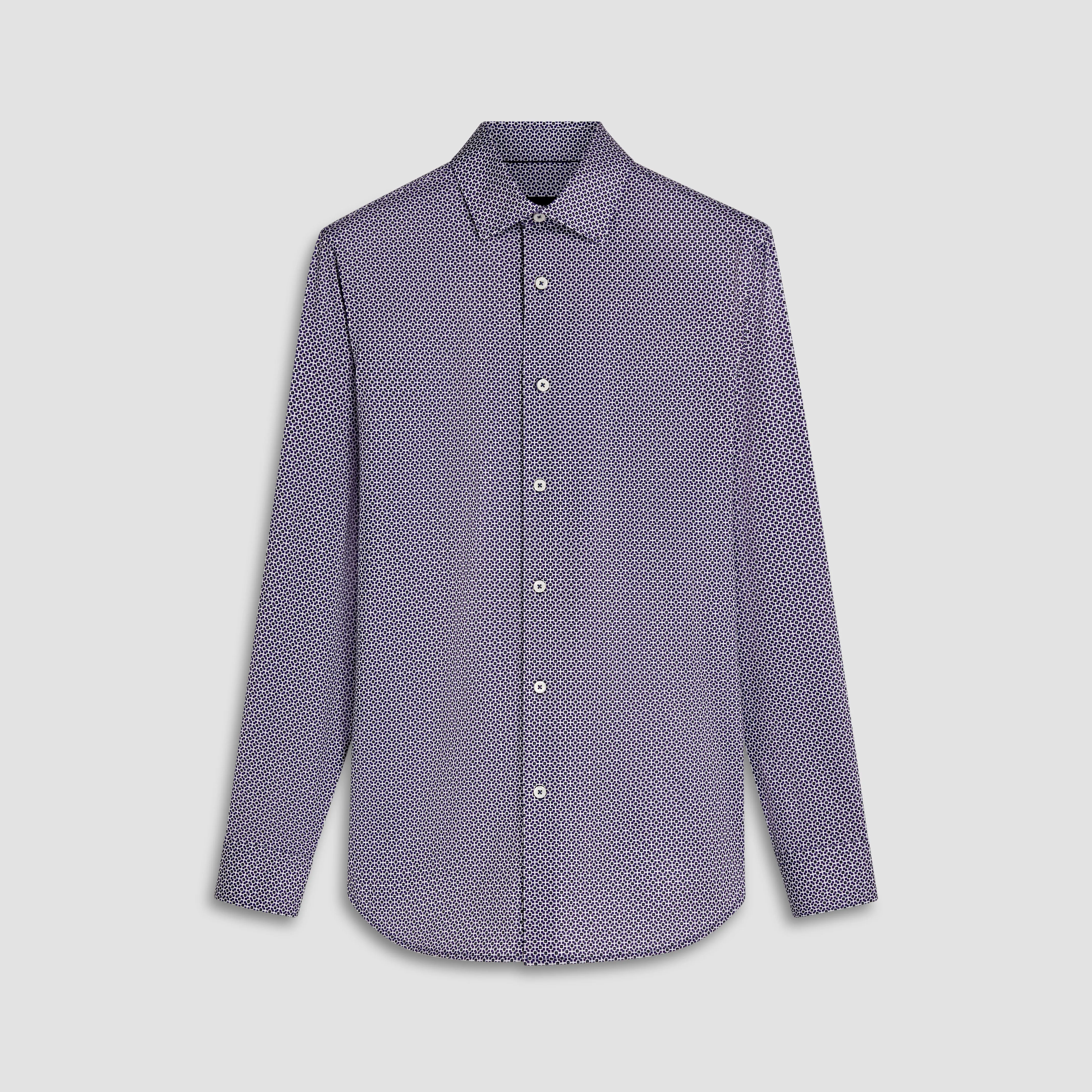 James Geometric Print OoohCotton Shirt