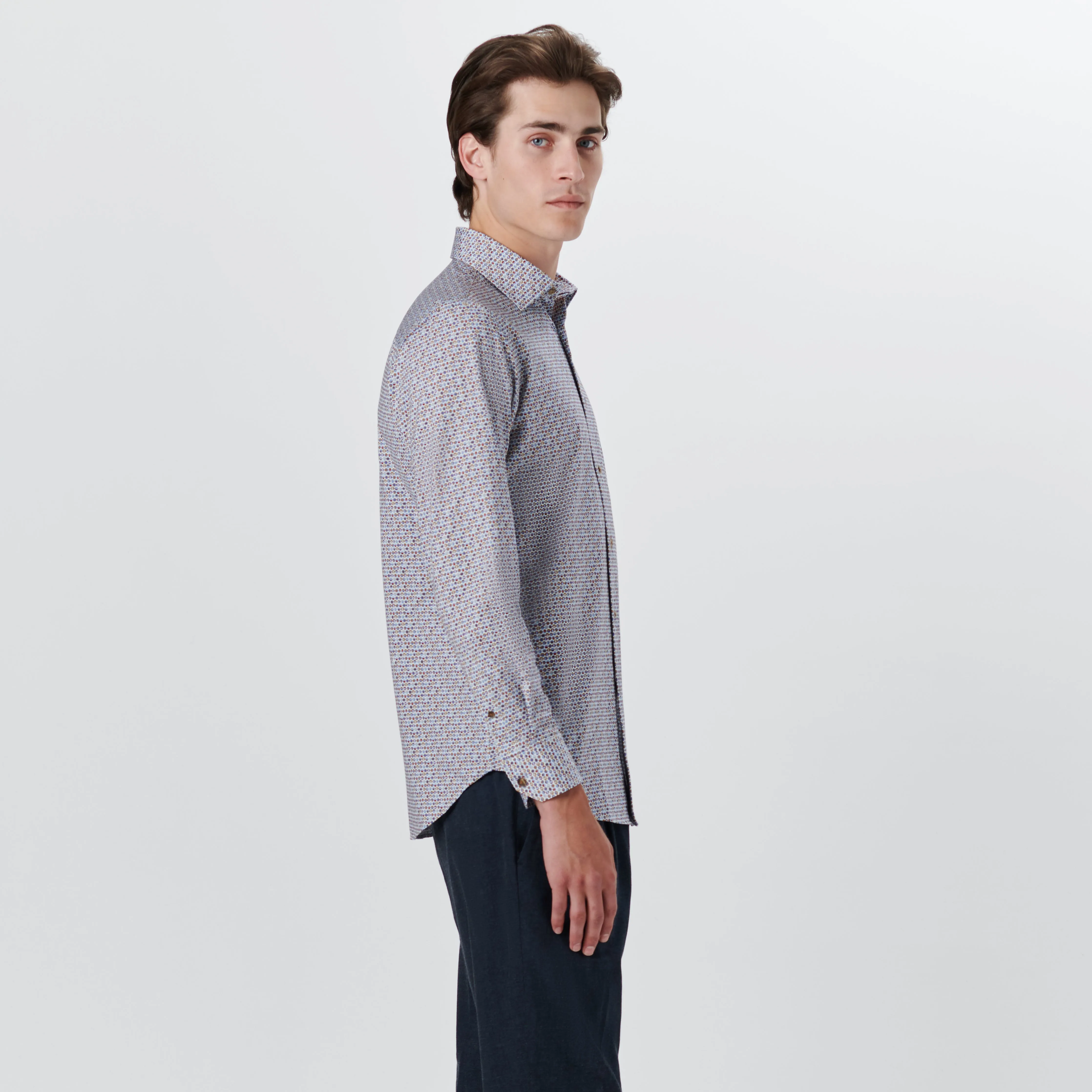 JAMES Geometric Print OoohCotton Shirt