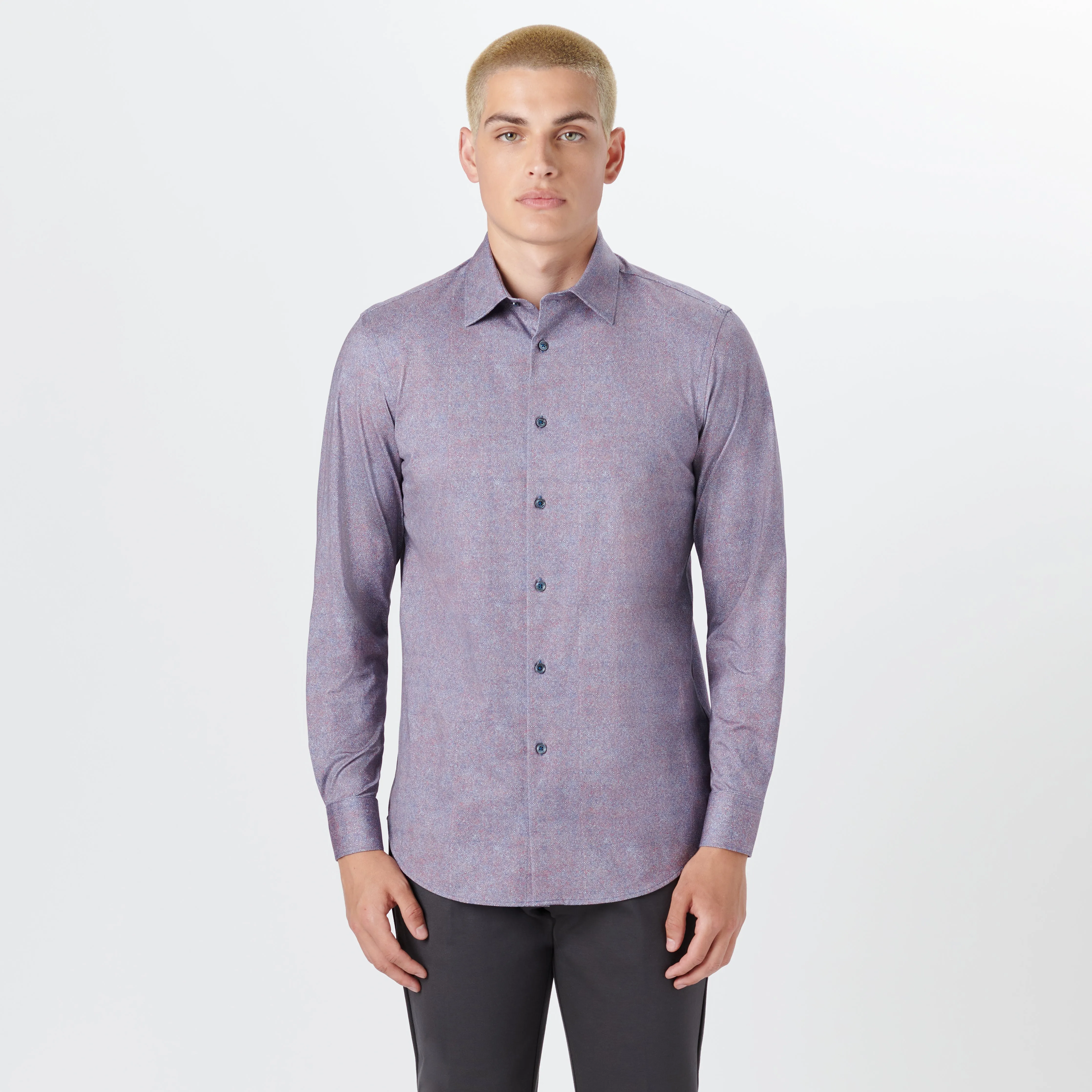 JAMES Geometric Print OoohCotton Shirt