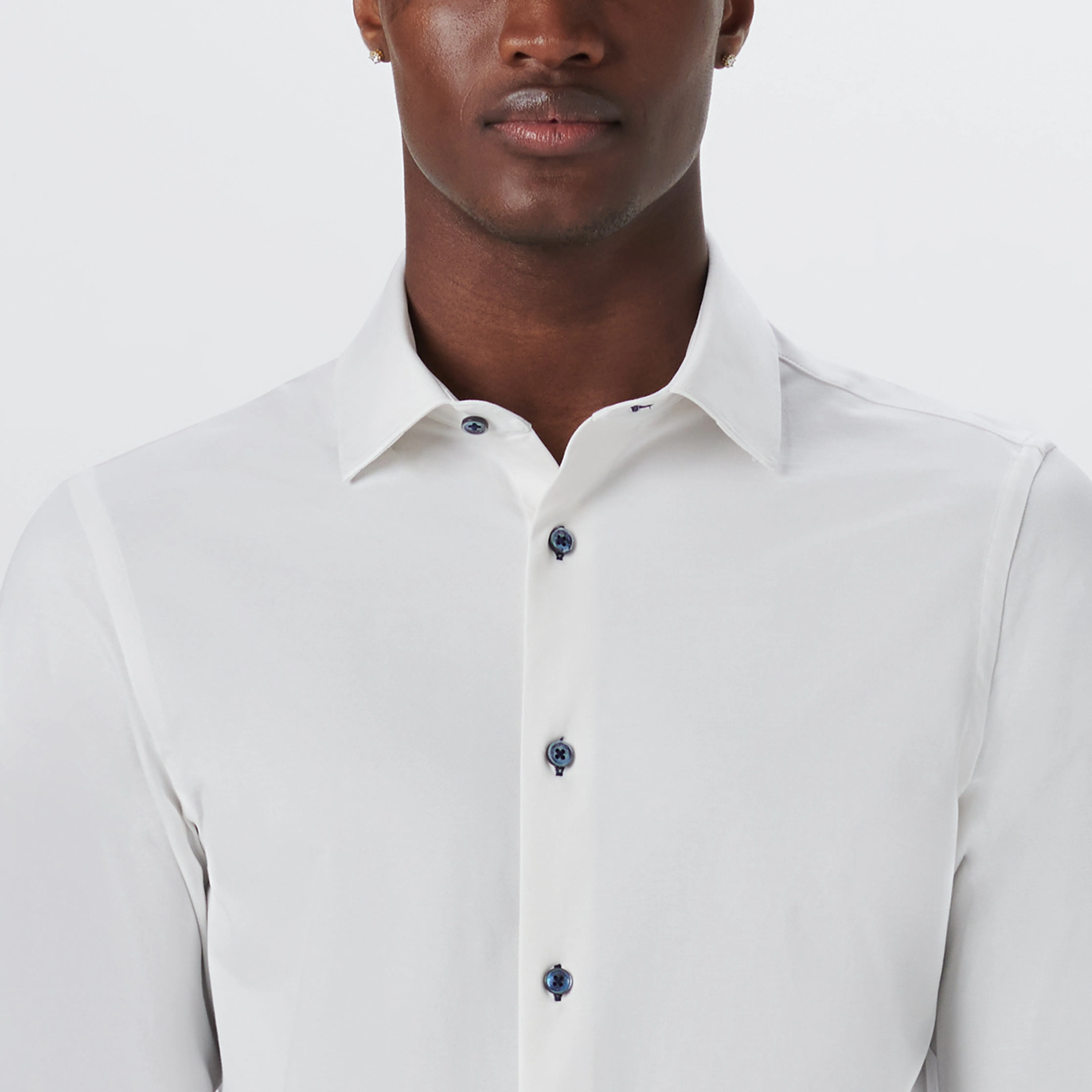 JAMES Solid OoohCotton Twill Shirt