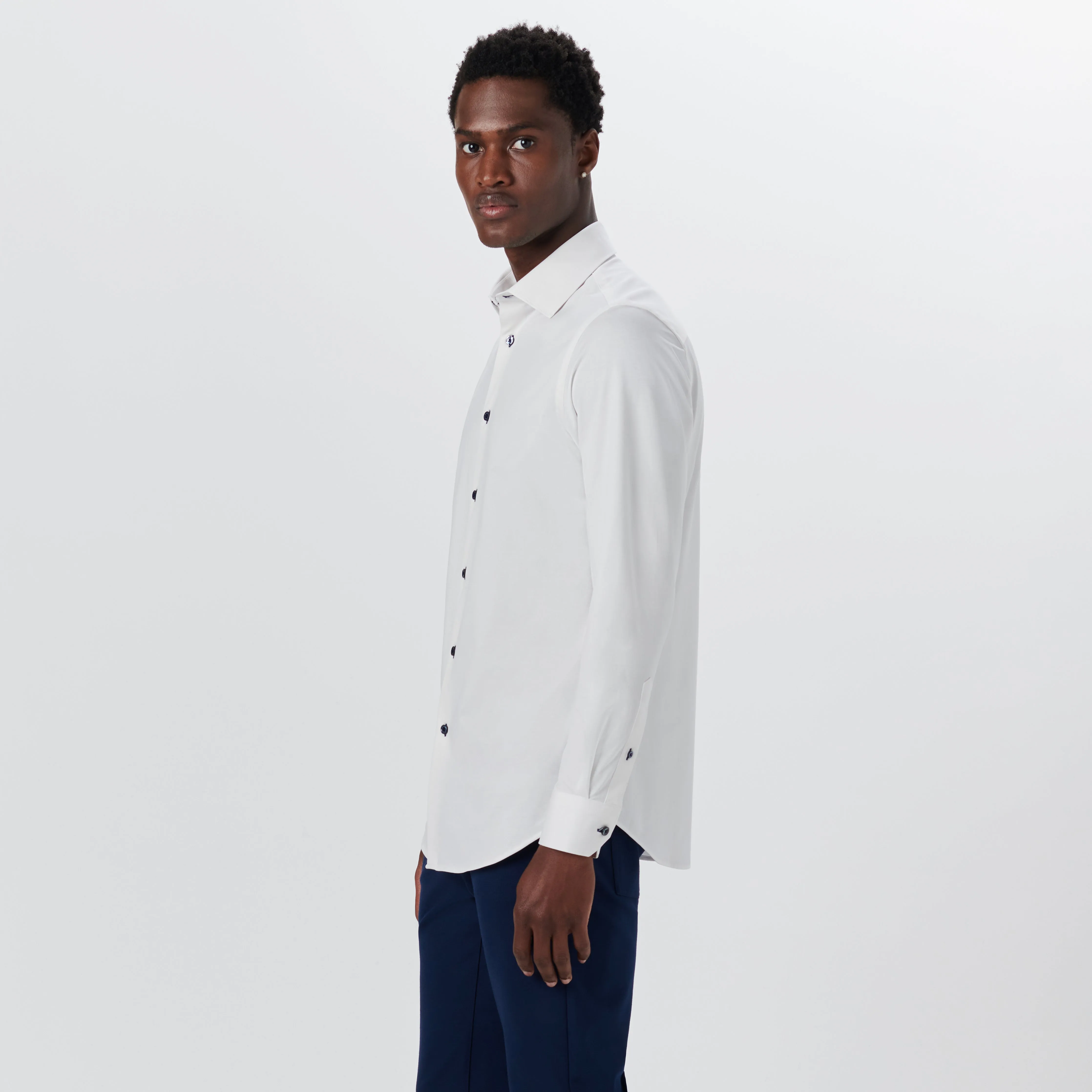 JAMES Solid OoohCotton Twill Shirt