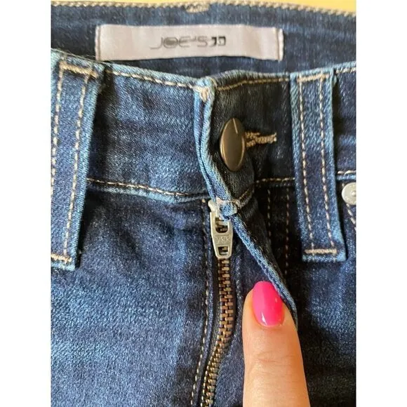 Joes Jeans &quot;Haxby&quot; hi rise BNWOT jeans sz 24 womens raw hem  NEW skinny ankle