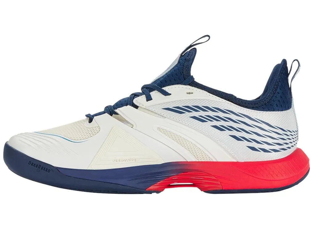 K-Swiss Speedtrac Mens Tennis Shoes - White / Blue Opal / Lollipop