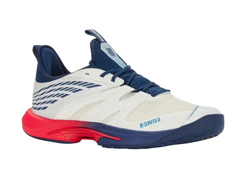 K-Swiss Speedtrac Mens Tennis Shoes - White / Blue Opal / Lollipop