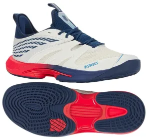 K-Swiss Speedtrac Mens Tennis Shoes - White / Blue Opal / Lollipop