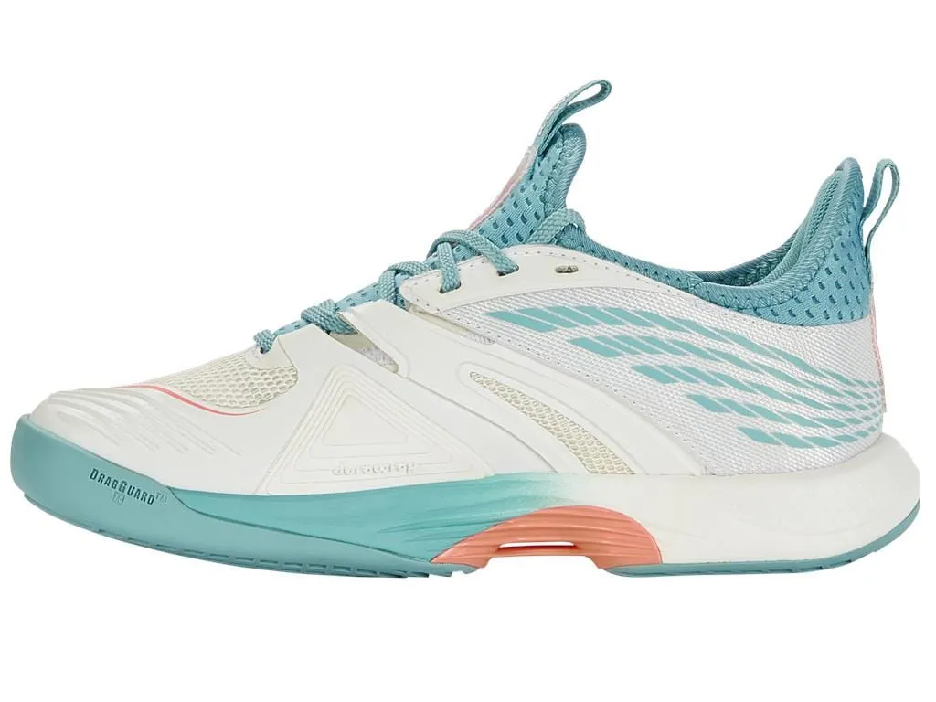 K-Swiss Speedtrac Womens Tennis Shoes - White / Nile Blue / Desert Flower