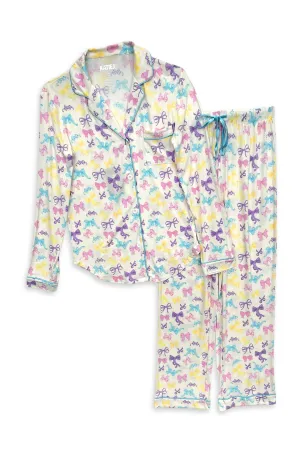 KatieJ NYC Maia Lounge Set - Pastel Bows: Juniors