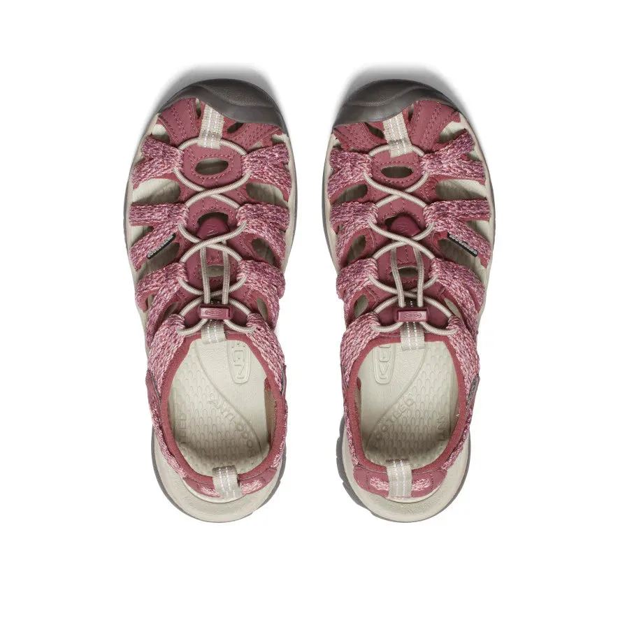 Keen Women's Whisper Sandal - Rose Brown/Peach Parfait