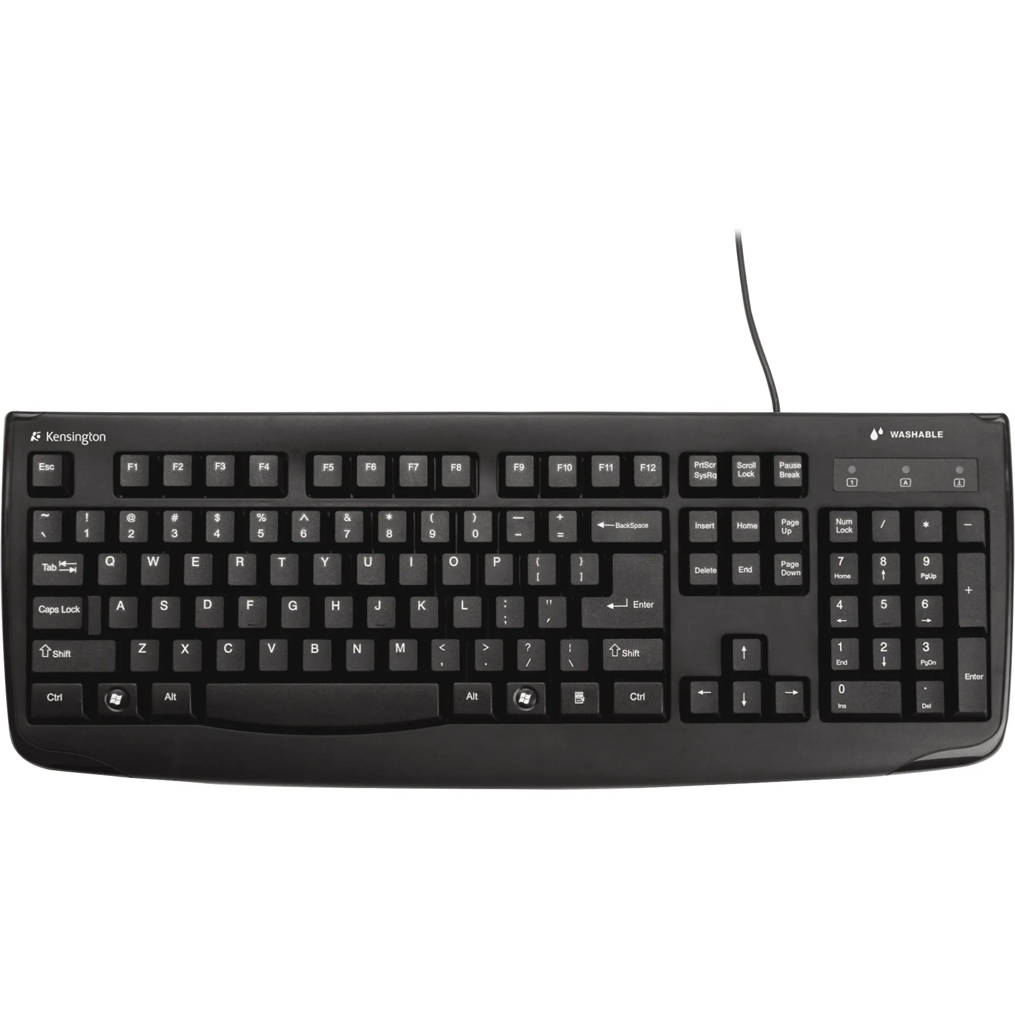 Kensington Pro Fit Washable Antimicrobial Keyboard