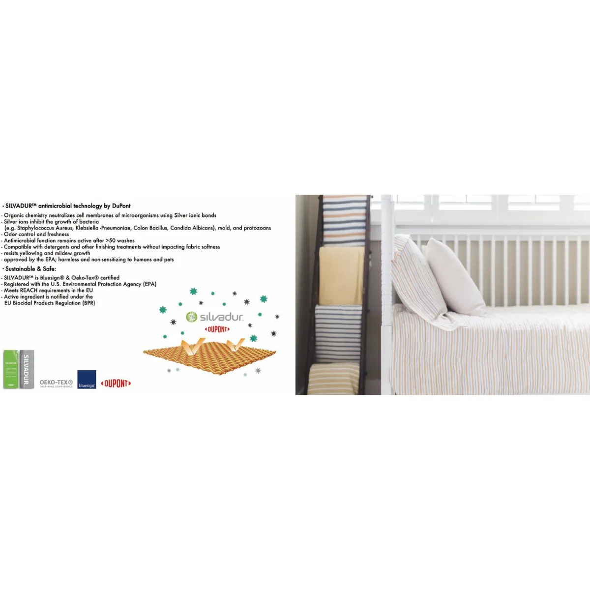 Kids Bunk Quilt & Sham - Navy Mixed Gingham