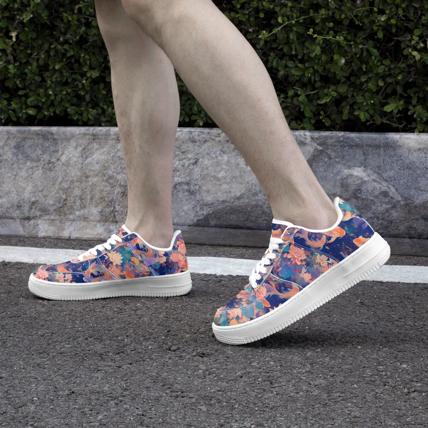 Koi Low-Top Leather Sports Sneakers
