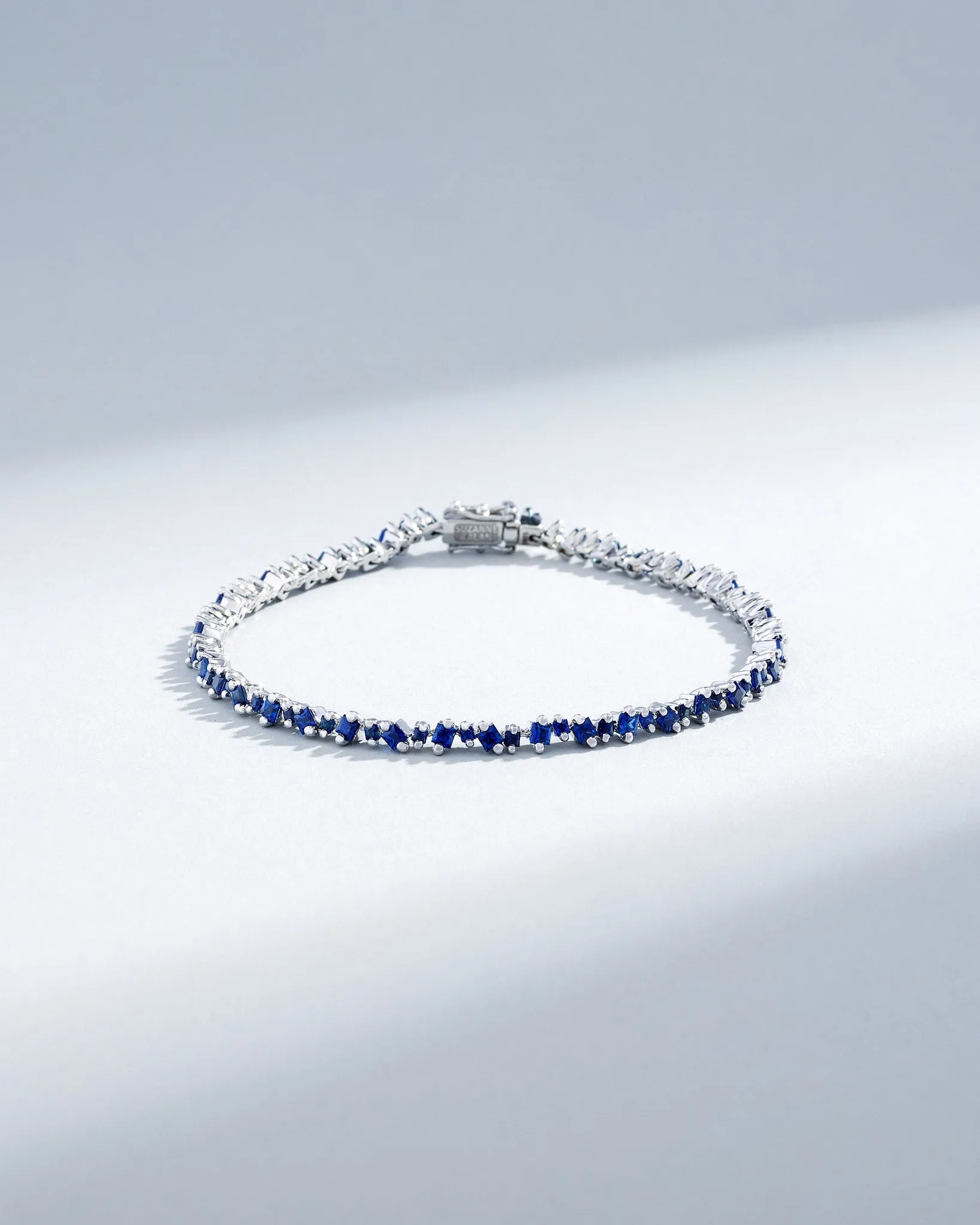 La Fantaisie Cosmic Dark Blue Sapphire Tennis Bracelet