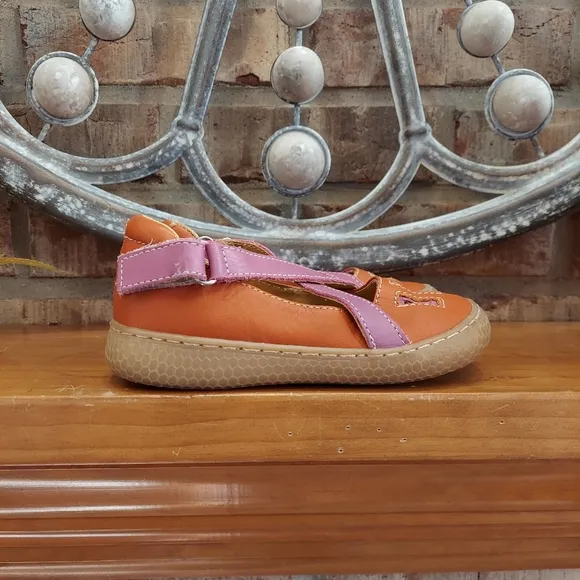 Livie &amp; Luca Gorgeous Orange/Purple Shoes Sz 9/10