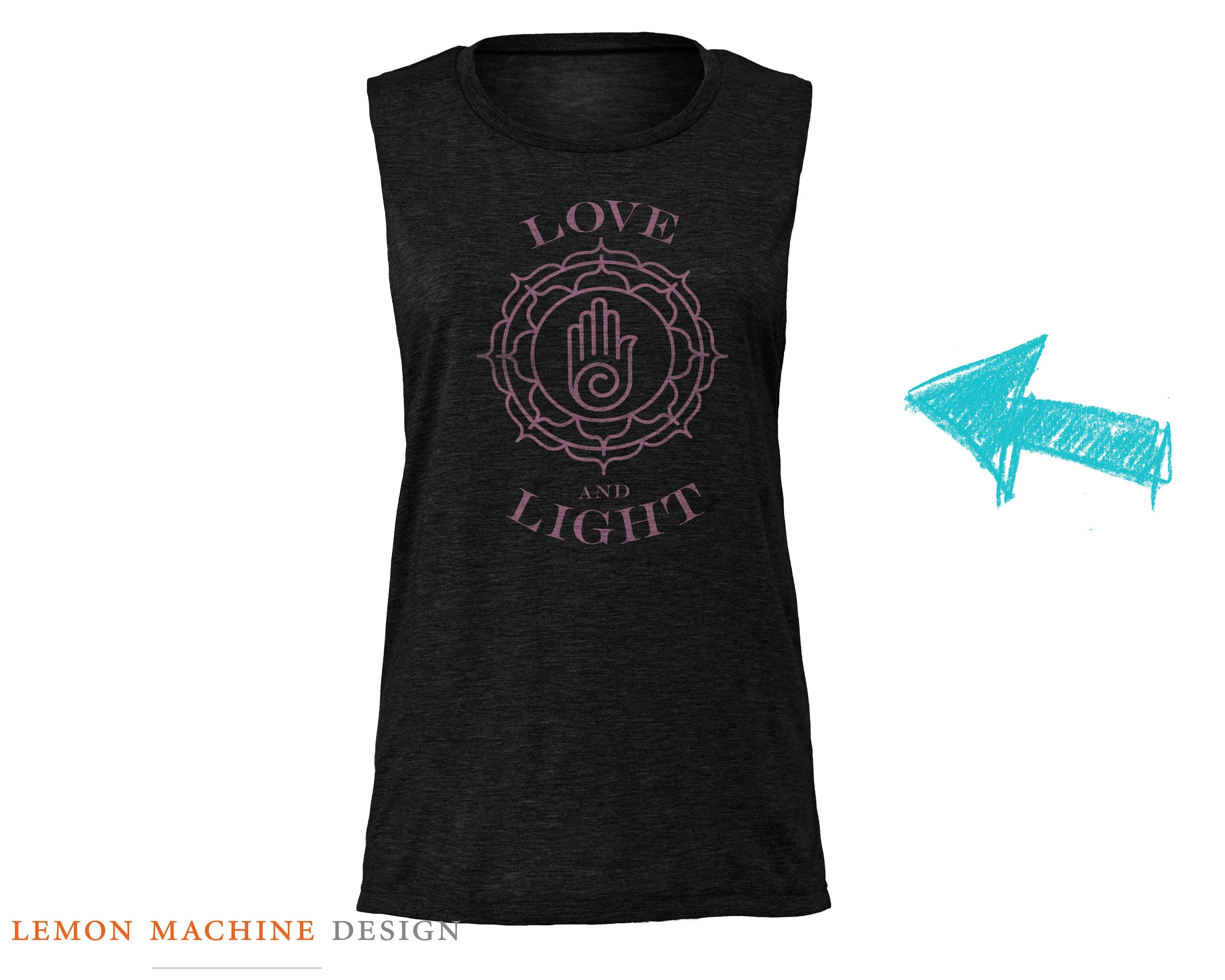 Love and Light — Zen / Yoga Women's Fitness Tank