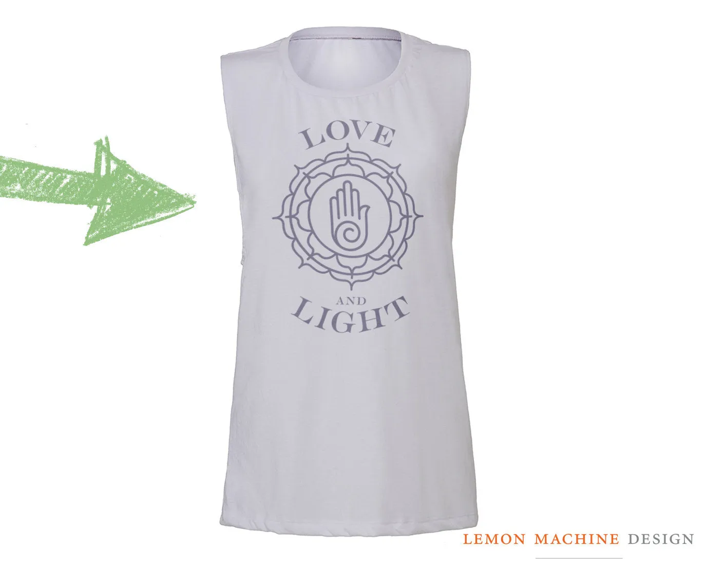 Love and Light — Zen / Yoga Women's Fitness Tank