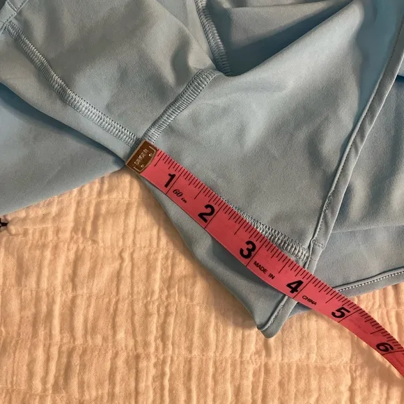 LULULEMON Hotty Hot High-Rise Lined Short 4&quot; in Blue Chill Size 8 NWT