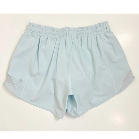 Lululemon Hotty Hot Low-Rise Lined Short 4&quot; Powder Blue
