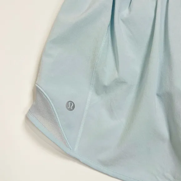 Lululemon Hotty Hot Low-Rise Lined Short 4&quot; Powder Blue