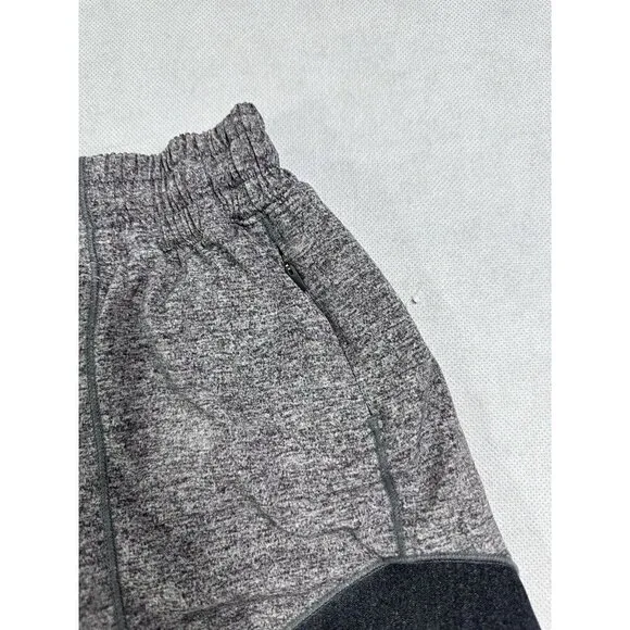 Lululemon Hotty Hot Short High Rise Long 4&quot; Heather Lux Multi Black 6 Tall EUC