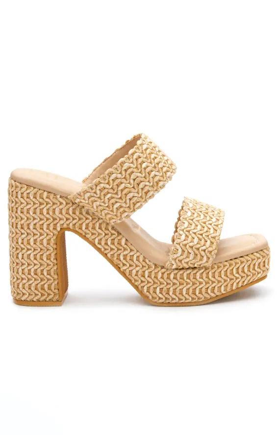 Matisse Beige Gem Heel