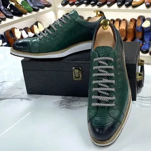 Men Casual Shoes Real Cow Leather Flat Shoes