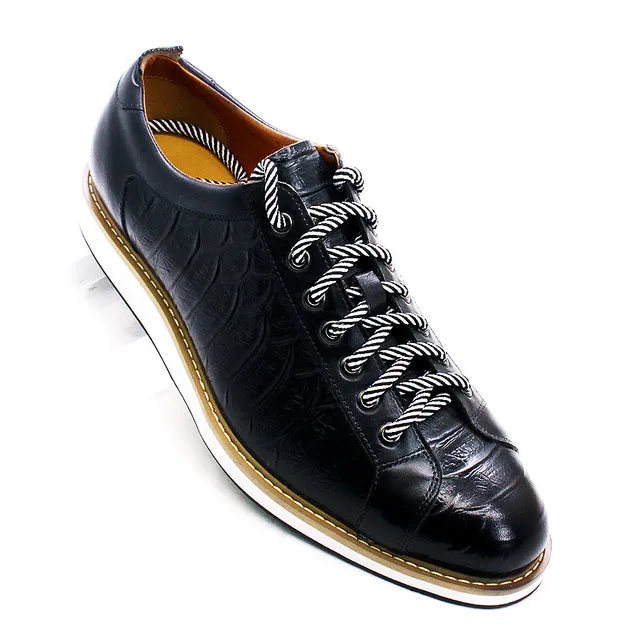 Men Casual Shoes Real Cow Leather Flat Shoes