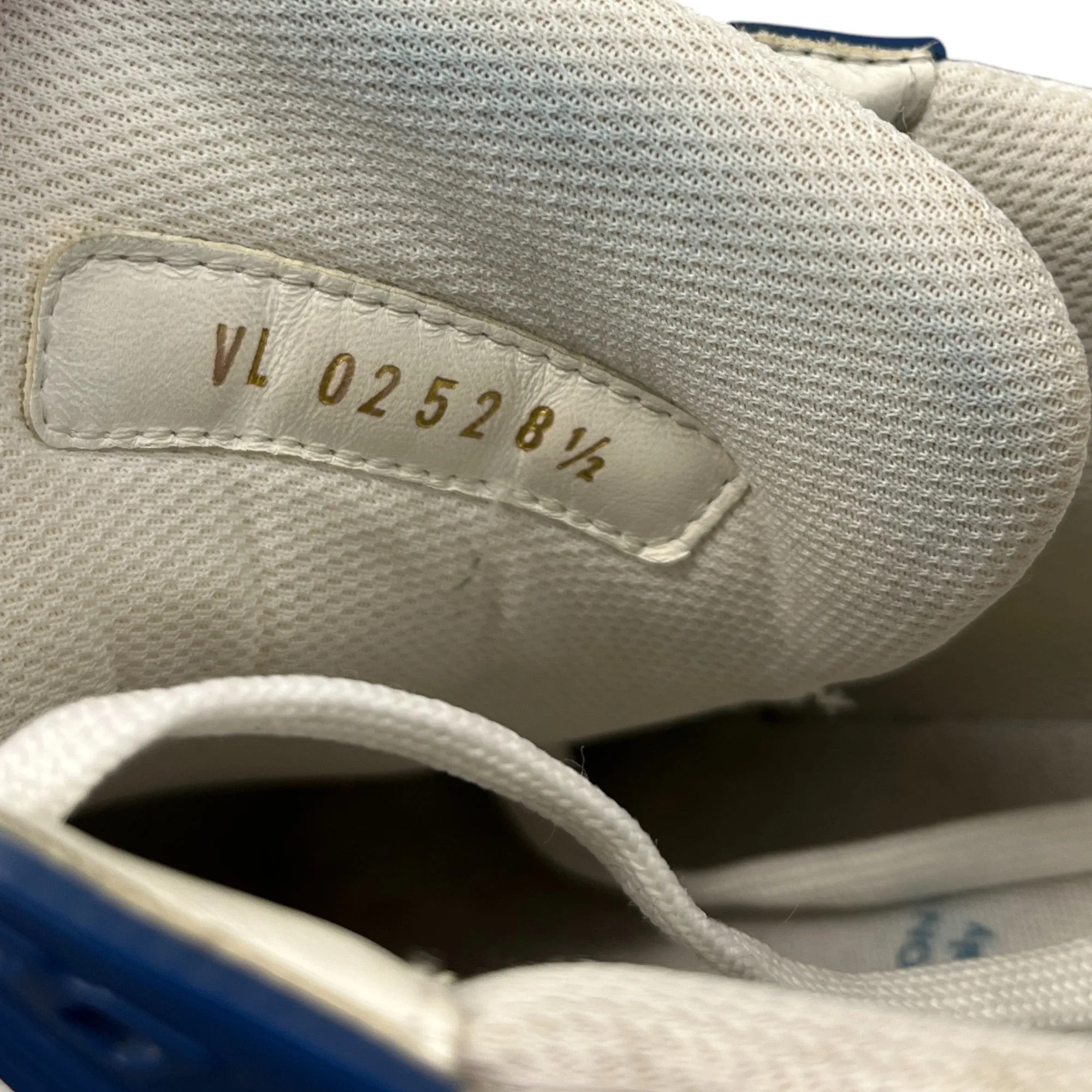 Men's Lv Denim Low Trainers Blue Size EU 42.5 / UK 8.5