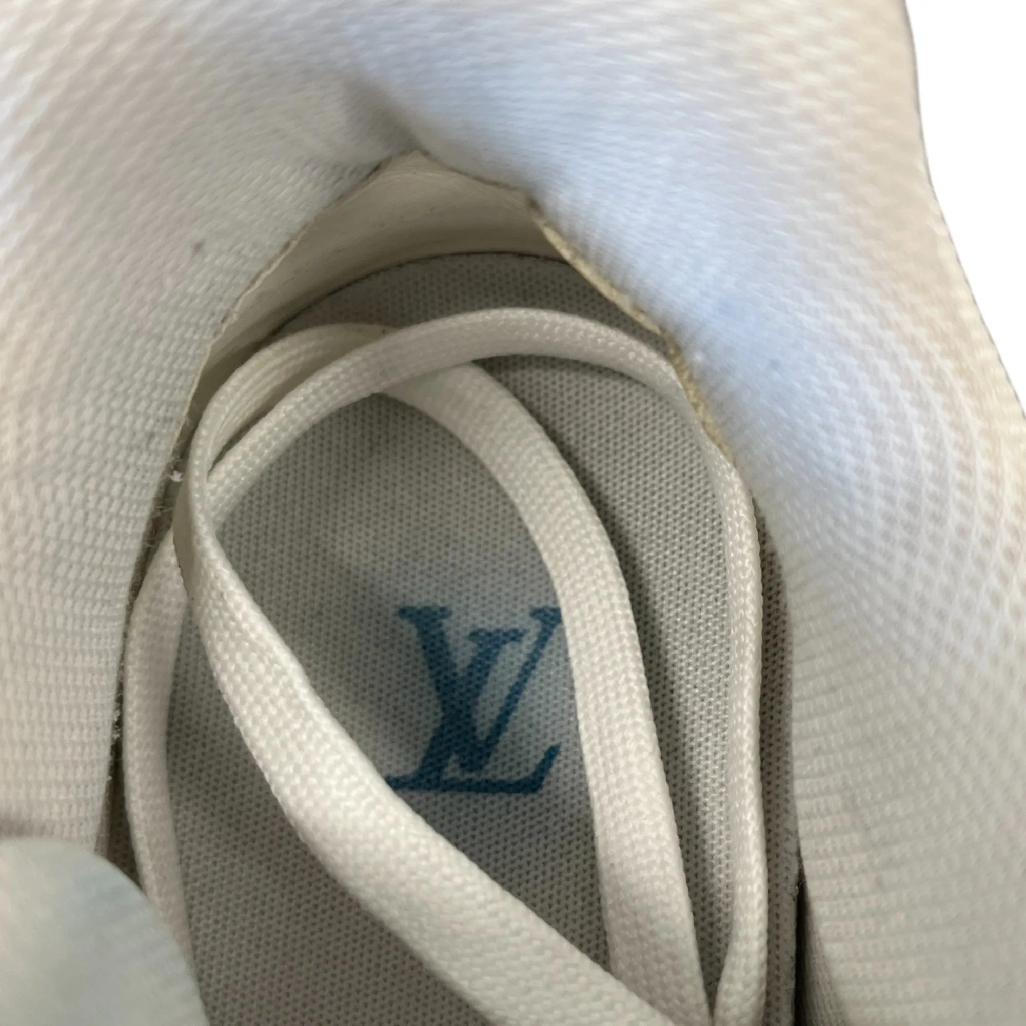 Men's Lv Denim Low Trainers Blue Size EU 42.5 / UK 8.5