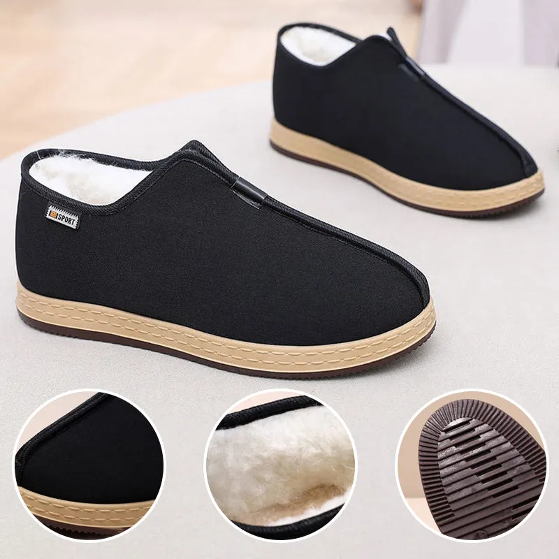 Men's Warm Anti-slip Soft Fashion Flat Shoes