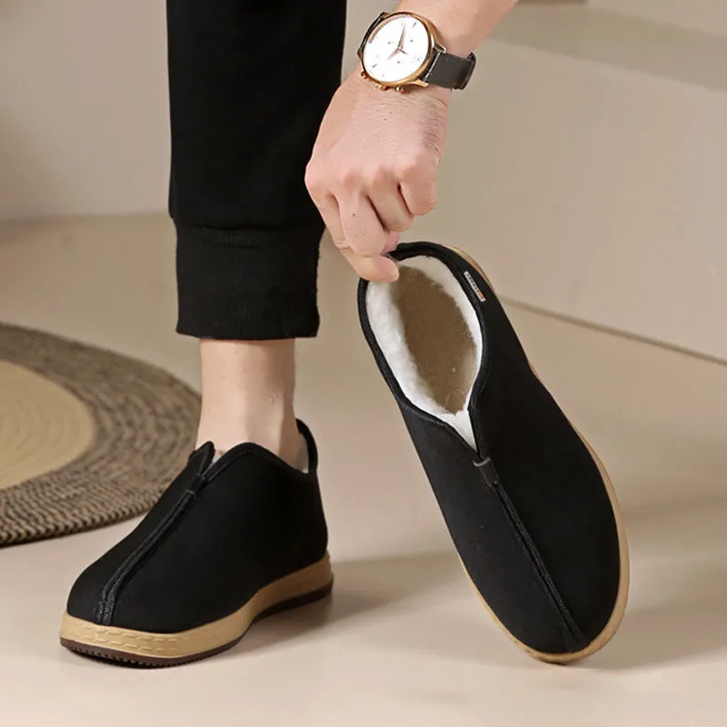 Men's Warm Anti-slip Soft Fashion Flat Shoes