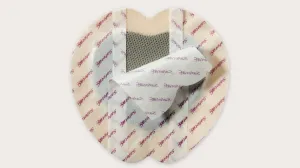 Mepilex Border AG 23cm x 23cm Bordered Silver Foam Dressings