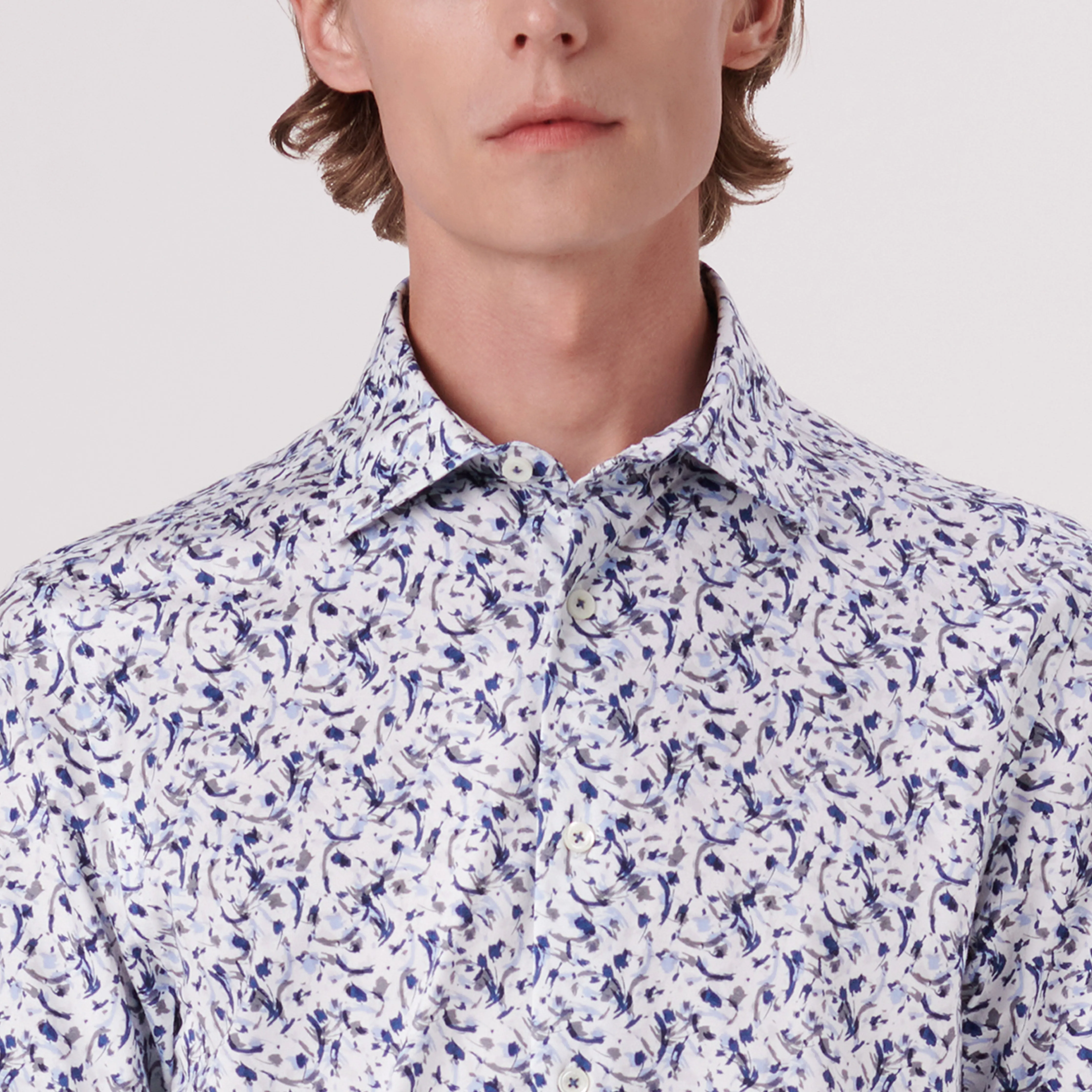 Milo Abstract Print OoohCotton Short Sleeve Shirt