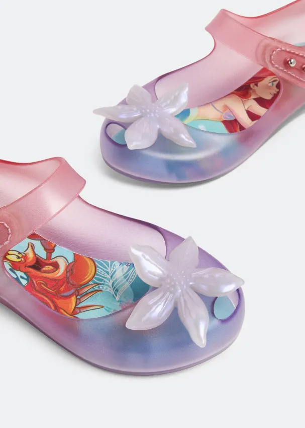 Mini Melissa Baby Ultragirl   Little Mermaid Bb Clear/Purple/Pink