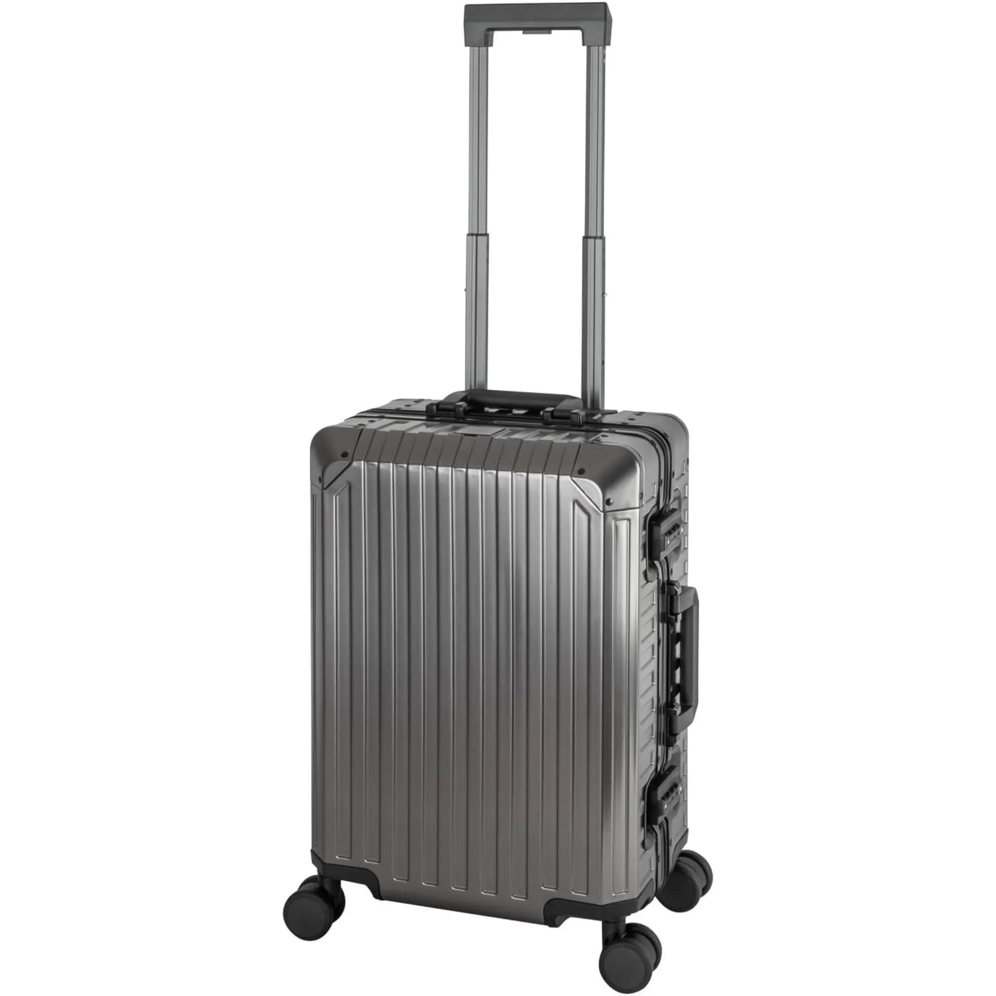 MONO CHECKED SUITCASE METAL | ALUMINUM