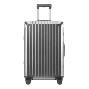 MONO CHECKED SUITCASE METAL | ALUMINUM
