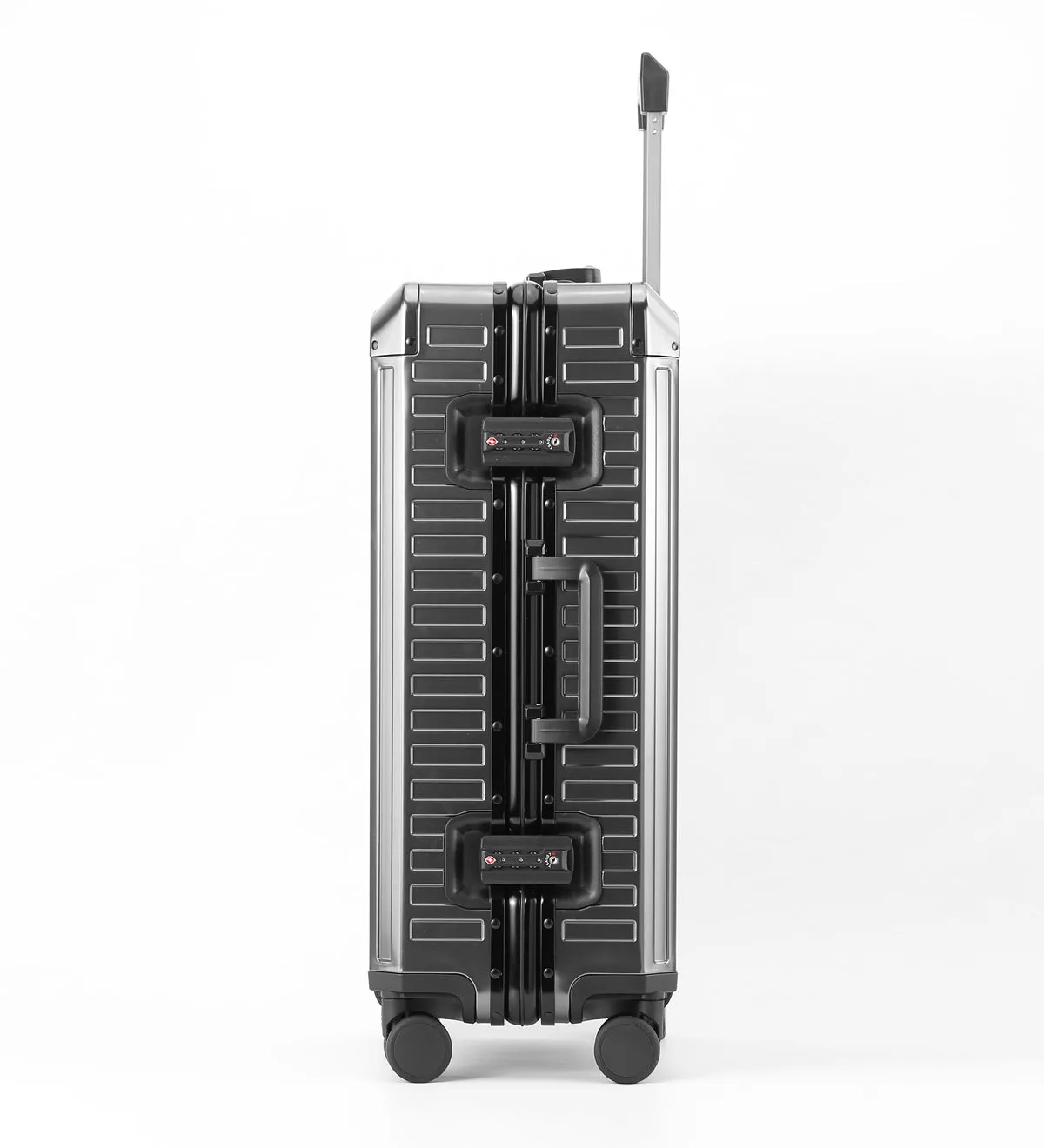 MONO CHECKED SUITCASE METAL | ALUMINUM