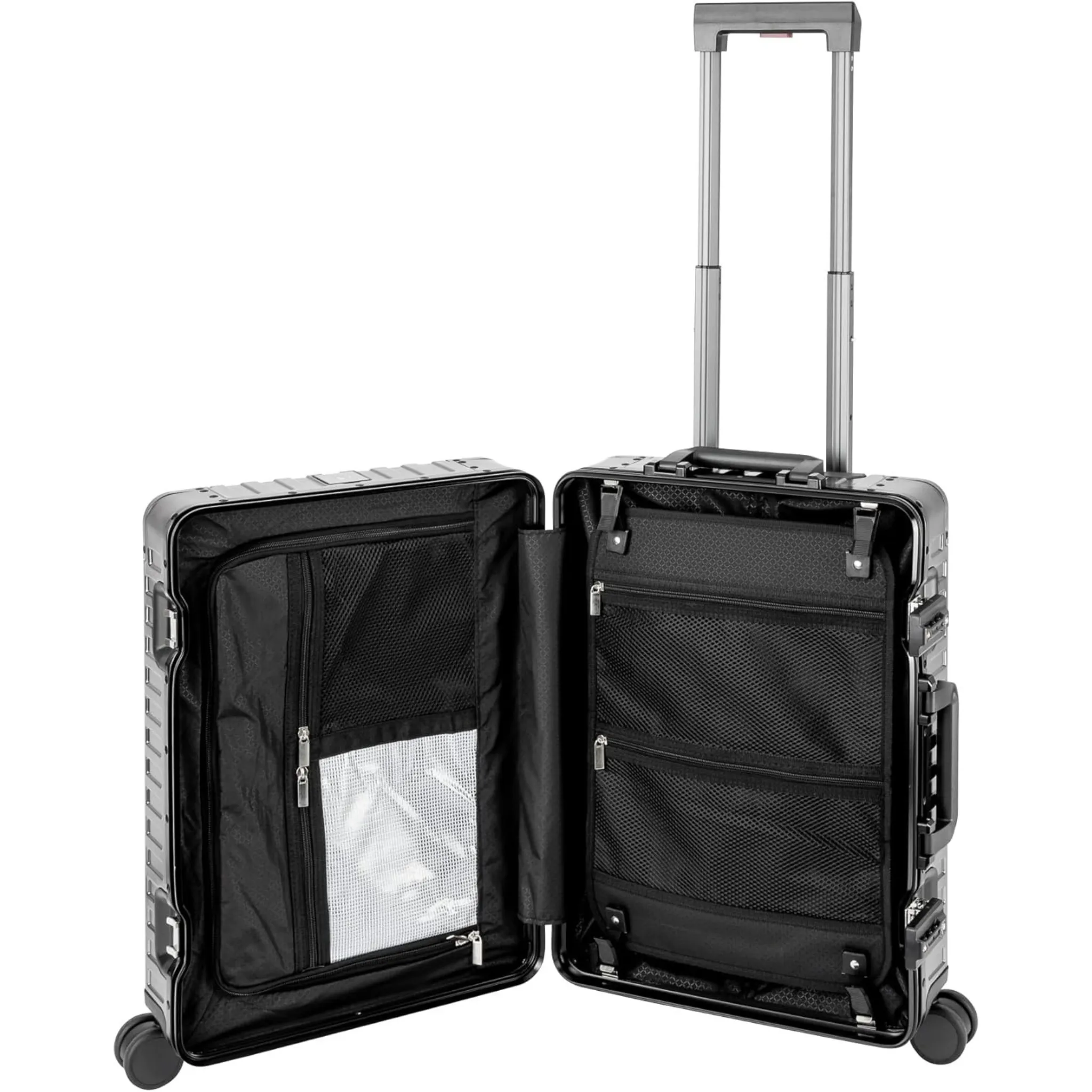 MONO CHECKED SUITCASE METAL | ALUMINUM