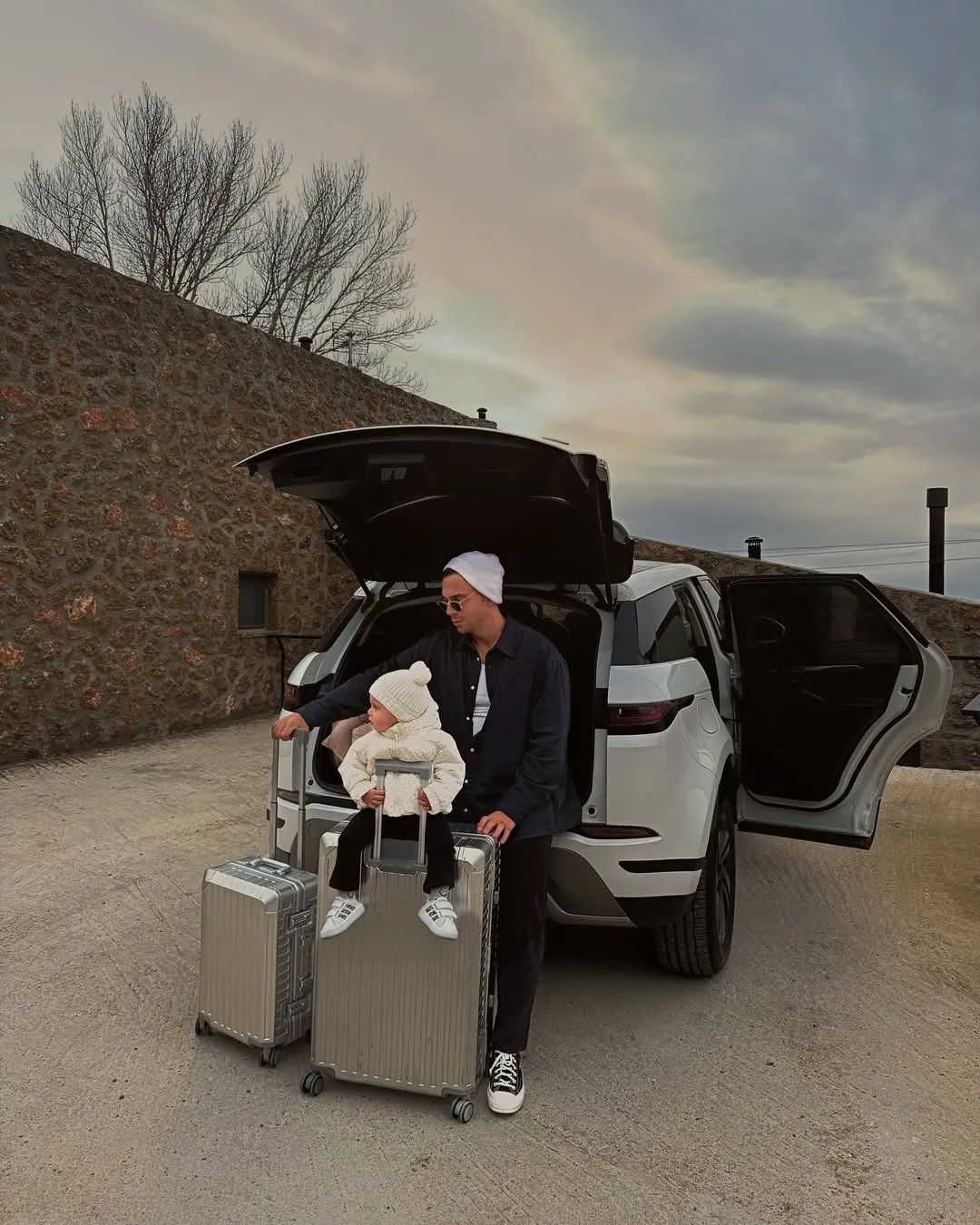 MONO CHECKED SUITCASE SILVER | ALUMINUM