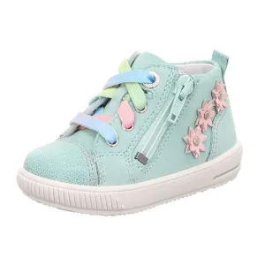 Moppy Light Green with Pink Flowers Superfit