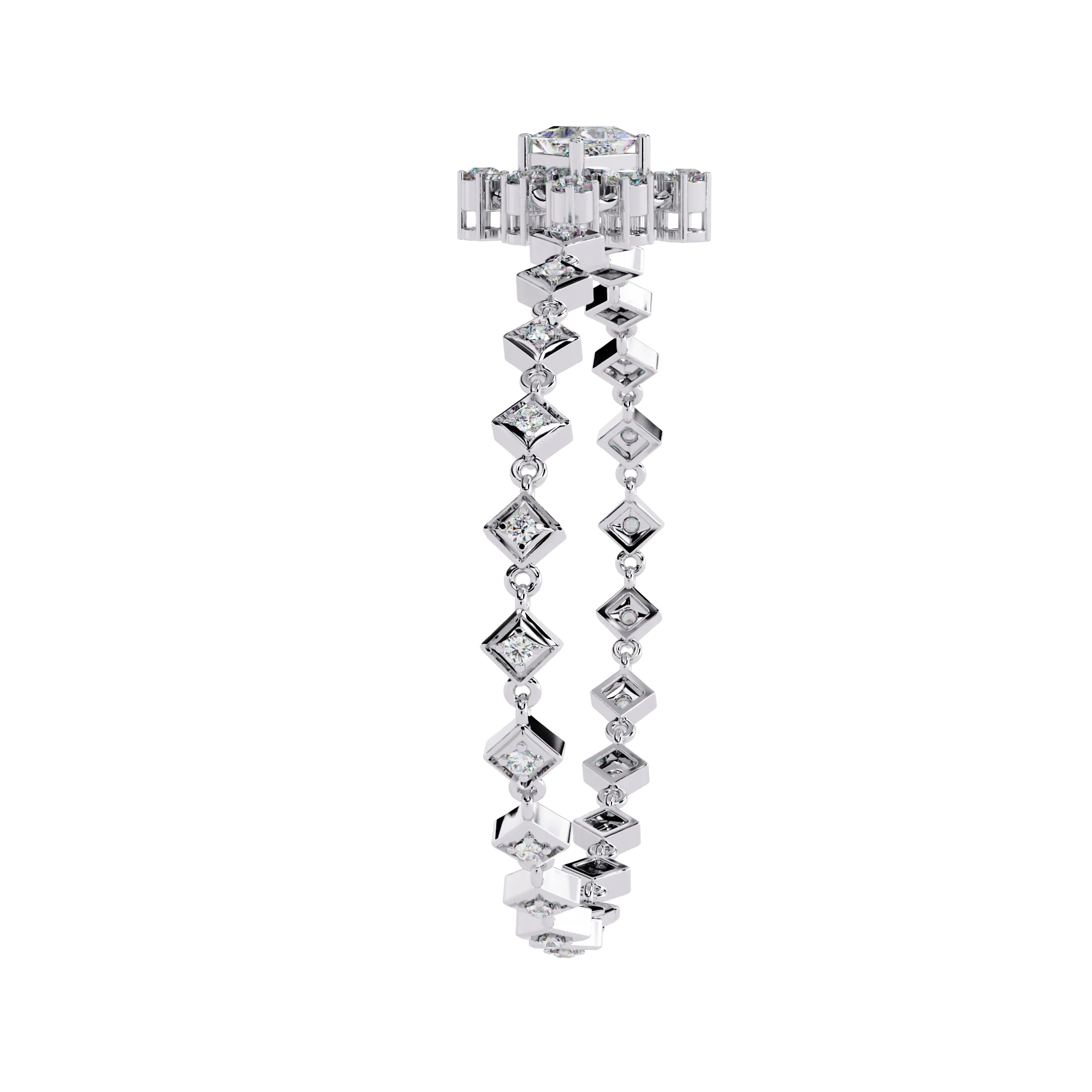 Multi-Cut Tennis Bracelet