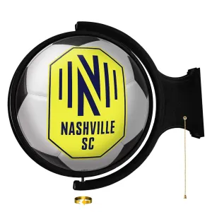 Nashville SC: Soccer Ball - Original Round Rotating Lighted Wall Sign