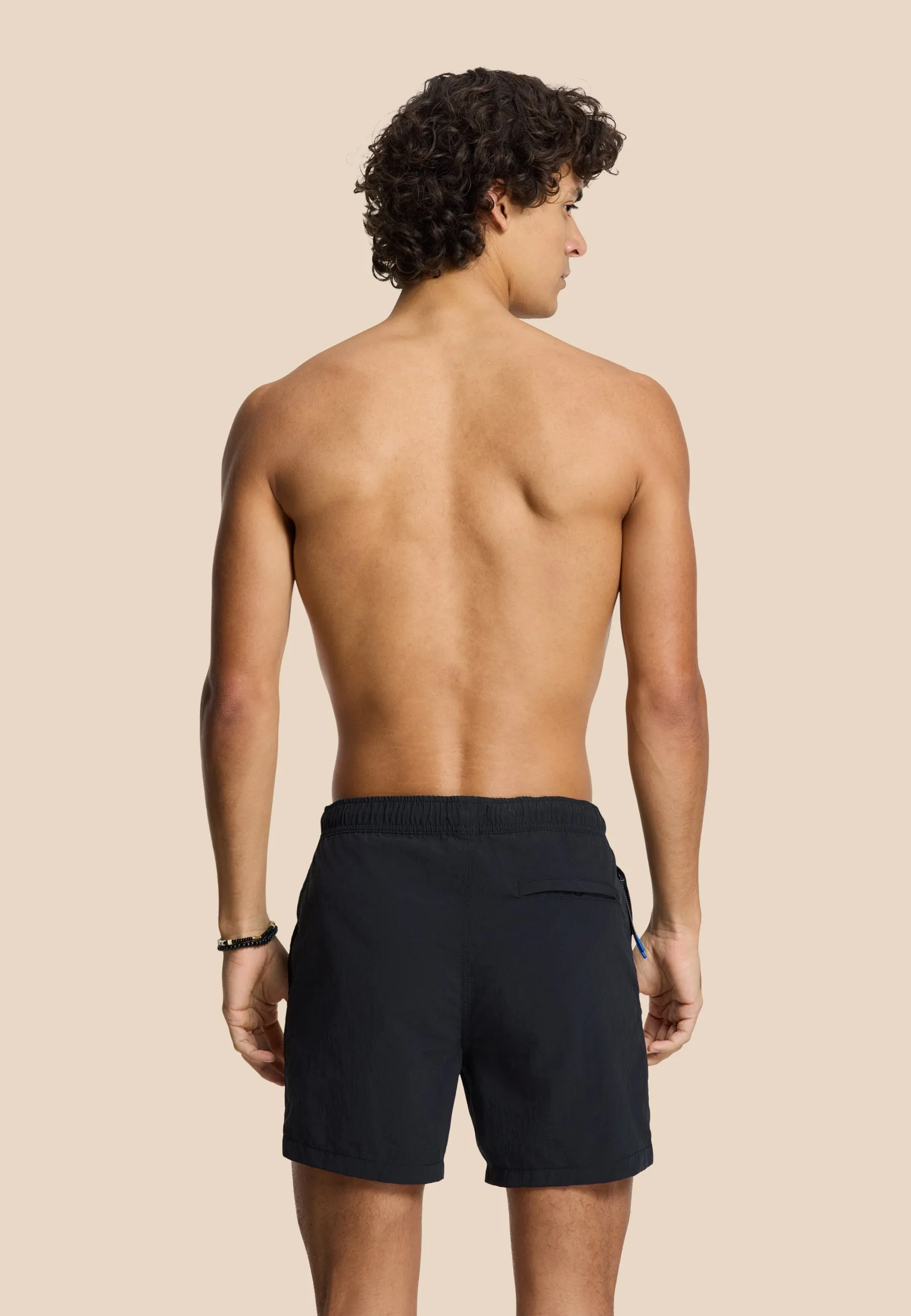 NATE QUICK DRY swim shorts solid | black
